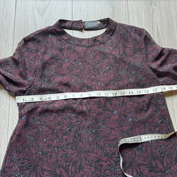 ASTR The Label Long sleeve sheer mini dress sz M - Picture 3 of 11